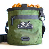 Callieco Mini Dog Treat Pouch with magnetic closure for quick treat access during training.
