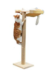 Caloreduce cat window perch with suction cups provides birds-eye view and mental stimulation.