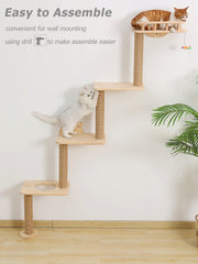 Caloreduce cat tree featuring durable sisal rope scratching post