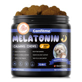CanfitMe melatonin for dogs 90 chews bottle—easy nightly dosing for calm evenings