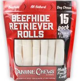 Canine Chews Retriever Rolls pack-15-large-dogs supports long-lasting chew sessions