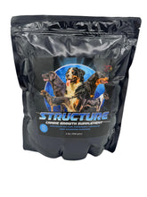 Canine Performance Nutrition Structure puppy growth bottle pour demonstrates easy feeding for healthy development