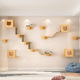 Canormpet cat wall shelves condos offer cozy hiding space and vertical exploration