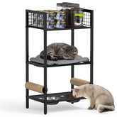 Canyave 4in1 cat furniture stand overview highlights compact, space saving design for small homes.