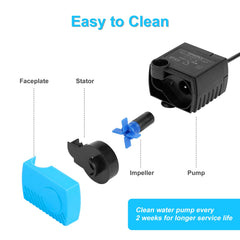 Carcent SP-400LV USB cable extension view illustrating easy replacement without a power adapter.