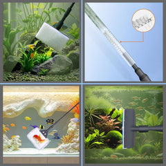 Carefree Fish 7in1 tank cleaner tube brush cleans tight spaces effectively.