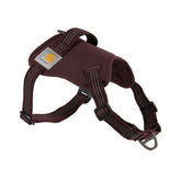 Carhartt No Pull Harness overhead yoke design for secure easy on off walks