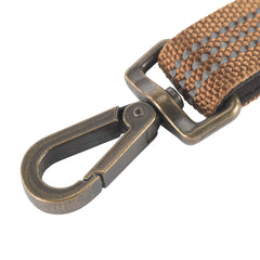Carhartt durable leash shows reflective stitching for high visibility at night