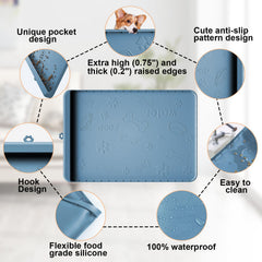 Carry360 mat 36x24 is dishwasher-safe for easy cleaning