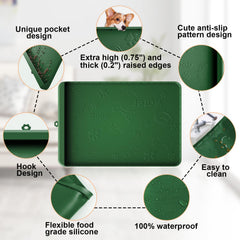 Carry360 residue collection pocket keeps cleanup simple after feeding.