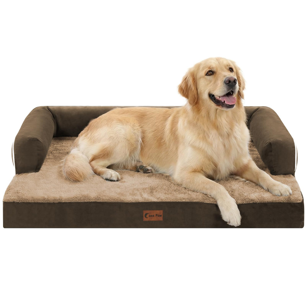 Casa Paw orthopedic dog bed cover close-up showing durable fabric