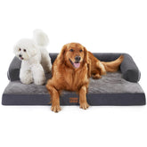 Casa Paw orthopedic dog bed XL with egg-crate foam supports large dogs for joint relief.