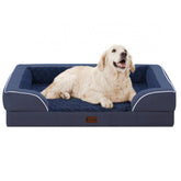 Casa Paw orthopedic bed XL front view with memory foam for joint support