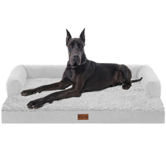 Casa Paw orthopedic XXL dog bed 53x42 displaying plush surface and joint support.