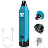 Casfuy 6-Speed dog nail grinder front view enables precise home grooming.