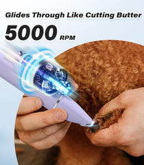 Casfuy dog clippers with heavy-duty motor for smooth, fast grooming sessions