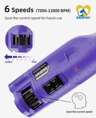 Casfuy dog nail grinder-3-ports image highlights adjustable ports for small, medium, and large nails