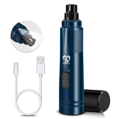 Casfuy dog nail grinder with LED light for precise trimming.