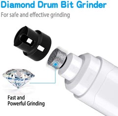 Casfuy dog nail grinder upgraded 2-speed switch demonstrates adjustable speed.