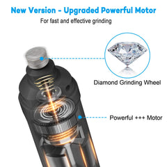 Casfuy pet nail grinder with diamond drum bit delivers smoother, safer nail shaping.