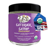 Cat Crack: bolsa de catnip orgánico para estimular juego seguro.
