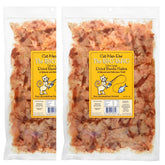 Cat-Man-Doo extra-large bonito flakes bag highlighting larger moister flakes for pets.