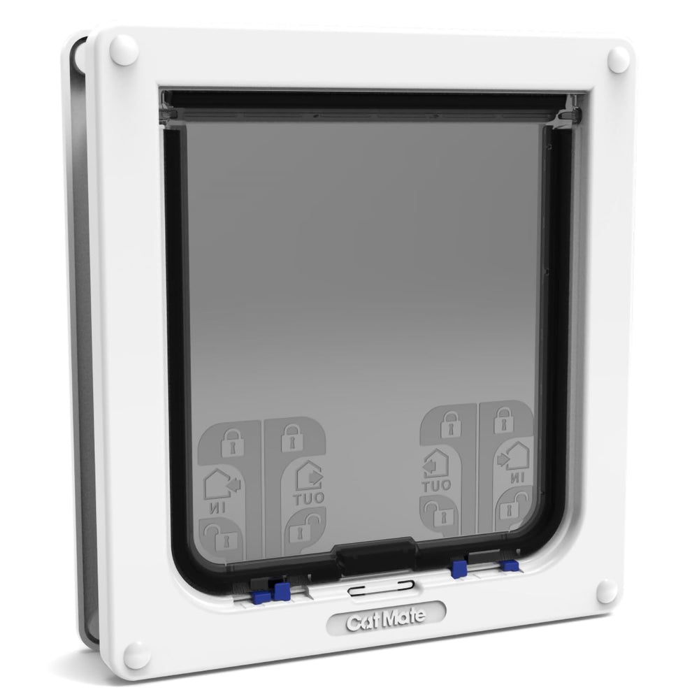 Cat Mate 4-Way Locking Large Cat Flap front view shows secure access for larger pets