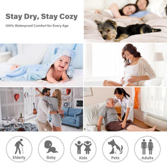 Catalonia waterproof-bed-blanket-soft-fleece-side feels cozy for everyday use.