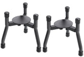 CatAve elevated dog bowls 2 pack setup shows separate stands for hygiene