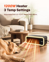 CATBOAT remote-control heater with app access enables convenient climate control.