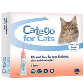Catego for Cats rounded applicator tip for easy skin application