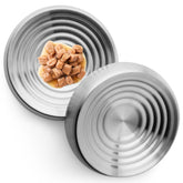 CatGuru cat bowls wide saucer dish designed for whisker-friendly meals and easy feeding.