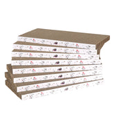 Catinarla 8-pack scratch pad top view shows a spacious scratching area for daily claws