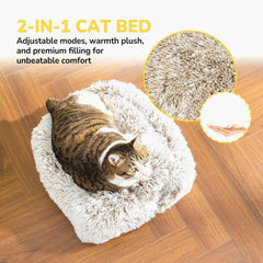 CATISM Cat Bed compact 15.7 inch size fits small spaces.