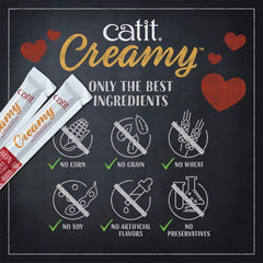 Catit Creamy Lickable Treat 72-tube pack for multi-cat households.