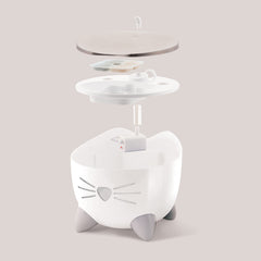 Catit PIXI nose LED shows water level and glows softly at night.