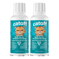 CatOFF pack-2 refill for SSSCAT compatibility deters pets from off-limits areas.