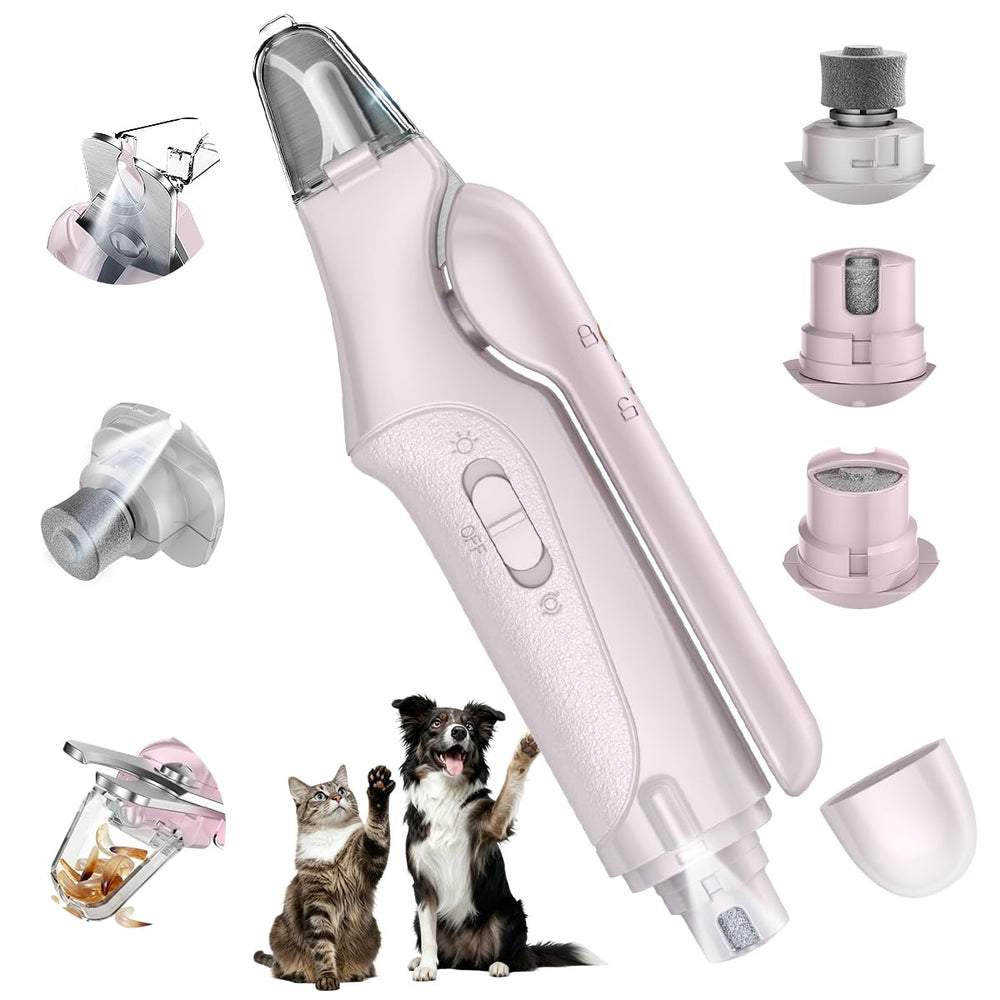 CATPICK 2-in-1 nail clippers with LED lights for precise at-home grooming.