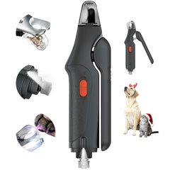 CatPICK 2in1 nail clipper grinder in stainless steel for precise trims.