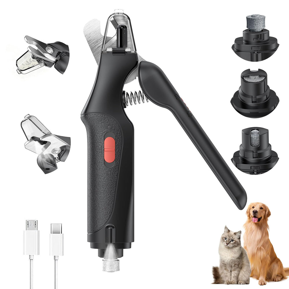 CATPICK 2in1-nail-clippers-led-lights for precise safe grooming.