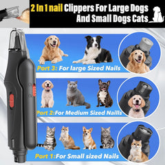CATPICK dog-nail-trimmer-closeup-led for easy inspection during trims.