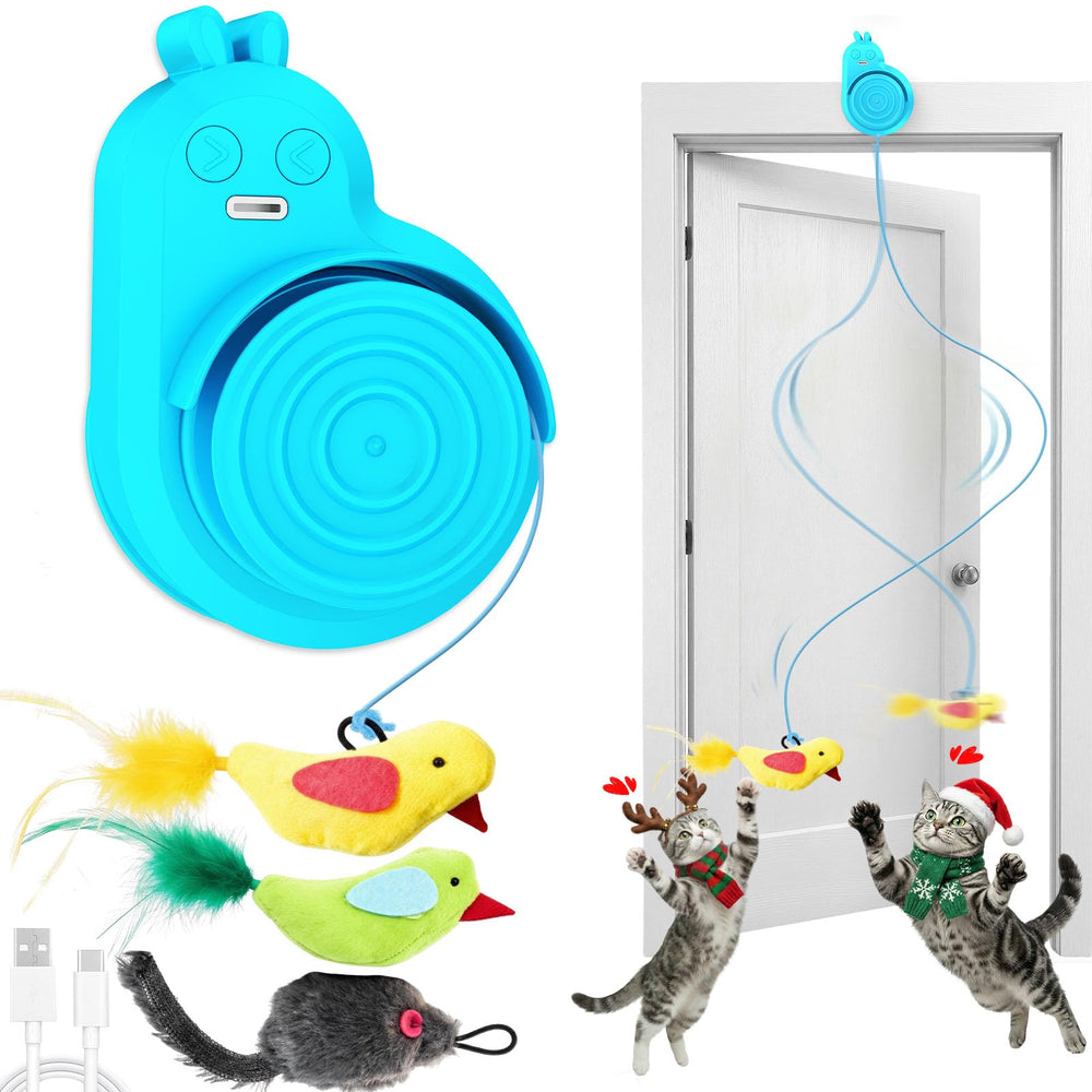 Catpick door-mount clip cat toy for immersive indoor play and space-saving fun.