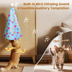 Catpick Joy touch-activated puzzle toy rewards paws with cause-and-effect learning.