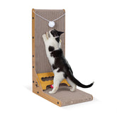 Cats Cuddles bamboo cat scratcher vertical showcases space-saving furniture protection