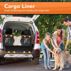CBBPET dog hammock backseat with nonslip backing for stable rides