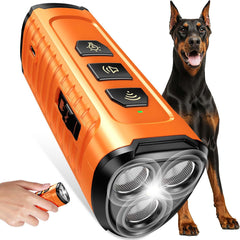 Cbersmg dog bark deterrent device front view for quick, humane training within 50 feet