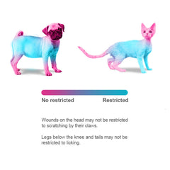 ccypet recovery collar soft-material beads illustrate breathable, lightweight comfort during wear
