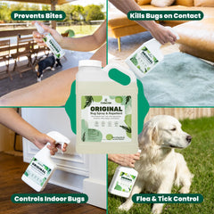 Cedarcide Original Bug Spray pump-dispense for easy application.
