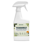 Cedarcide Tickshield Extra-Strength bottle front view showing family-friendly protection