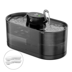 CENGCEN cordless cat fountain front view promotes portable hydration for cats
